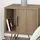 Livetastic Nachtschrank Glynn 50 x 60 x 42 cm Eiche dunkel