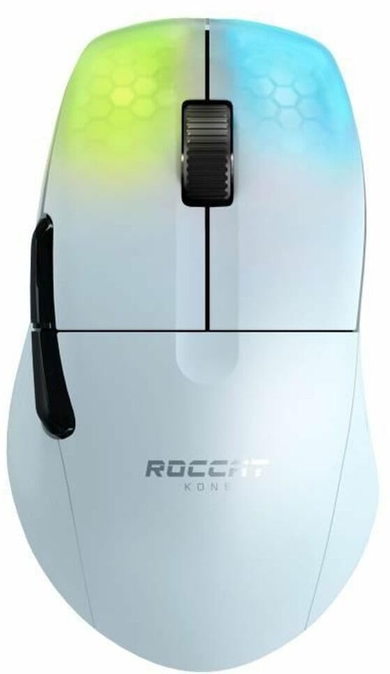 ROCCAT Kone Pro Air Ergonomische Hochleistungs-Wireless-Gaming-Maus, Weiß