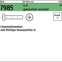 F. REYHER Nchfg. GmbH & Co. KG Linsenschraube DIN 7985 PH M6 x 25 200 Stück