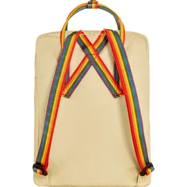 Fjällräven Kanken Rainbow 16 l light oak/rainbow pattern