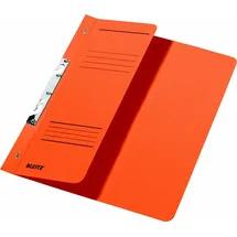 Leitz Hefter Schlitzhefter 1/2-Vorderdeckel Orange 50 St.