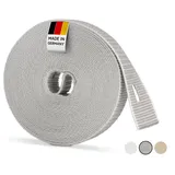 BAUHELD BAUHELD® 6m Rolladengurt 14mm [ Germany] - Gurtband für Rolladen Gurtwickler - Grau - Grau