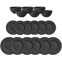 Villeroy & Boch Manufacture Rock Tafelservice 18-tlg. schwarz