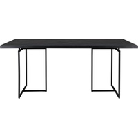 Dutchbone Esstisch CLASS verschiedene Größen Schwarz, Maße Tischplatte:180 x 90 cm