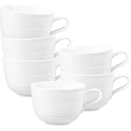 SELTMANN WEIDEN Cappuccinotasse 0,4 l Weiß 6 St.