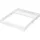 Woltu Wickelaufsatz für Kommode 80x80x10 cm, MDF, mit erhöhten Rändern, passend für 46,5–50 cm Tiefe, Weiß
