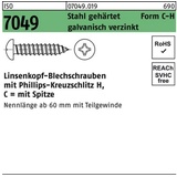 Reyher Blechschraube ISO 7049 LIKO Spitze/PH C3,5x25-H Stahl gehärtet galv.verz. 500St.