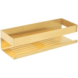 Wenko Turbo-Loc® Wandablage Genova Gold Matt Badzubehör