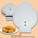 Mini-donut-maker, Weiß, Antihaftbeschichtet – Moderne Donut-fritteuse, 220-v-eu-stecker