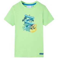 Kinder-T-Shirt Neongrün 128