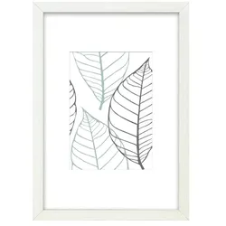 Holzbilderrahmen 21x30 cm  Iceland , weiß , Holzwerkstoff , Maße (cm): B: 23 H: 32 T: 2.8
