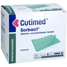 Bios Medical Services GmbH Cutimed Sorbact Kompressen 4x6cm