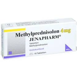 METHYLPREDNISOLON 4 mg Jenapharm Tabletten 10 St
