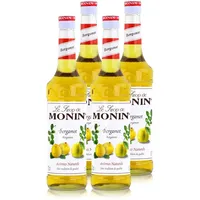 Monin Sirup Bergamot 700ml - Cocktails Milchshakes Kaffeesirup (4er Pack)