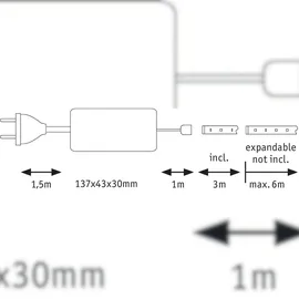 Paulmann MaxLED 500 Basisset 3 m (705.80)