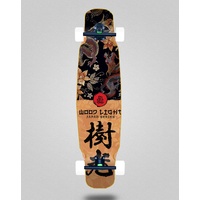 Wood light Skateboard Longboard Complete Mix Bamboo 46x9 Japan Series Furia