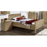 Einzelbett Komfortbett Seniorenbett ca. 100x200 cm Eiche Bianco Dekor