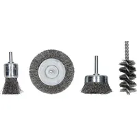 Bosch Drahtbürsten-Set 4 tlg