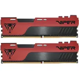 Patriot Viper Elite II 32GB (2x16GB) 3200MHz Gaming Arbeitsspeicher KIT Schwarz/Rot