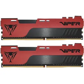 Patriot Viper Elite II 32GB (2x16GB) 3200MHz Gaming Arbeitsspeicher KIT Schwarz/Rot