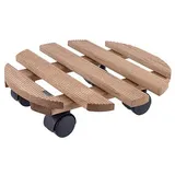 WAGNER® design yourself Pflanzenroller COUNTRY GH 0183 Holz dunkelbraun rund 30,0 x 8,2 cm