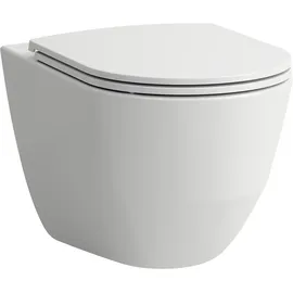 Laufen Pro Wand-Tiefspül-WC mit WC-Sitz Pergamon spülrandlos