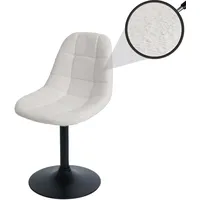 MCW Esszimmerstuhl MCW-A60, Küchenstuhl Stuhl Drehstuhl, Stahl MVG Stoff/Textil