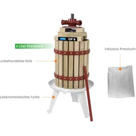 Güde Obstpresse OP 6 6 l Holzfarbe/Braun