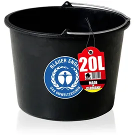 BigDean Mörteleimer 20 l 2er Set schwarz