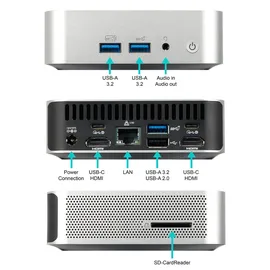 Ankermann ANK-IX Mini-PC Ryzen 7 6800 4,7 GHz 16 GB RAM 1 TB SSD Windows 11