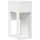 vidaXL Computerschrank mit Schublade Weiß 30x44x74 cm,