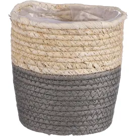 Mica decorations Korb Rachel Ø 14 x 14 cm grau
