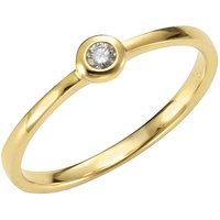 Orolino Ring 750/- Gold Brillant weiß 0,05ct. Ringe Damen