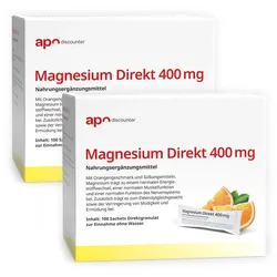 Magnesium Direkt 400 mg von apodiscounter