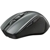 Trust Nito Kabellose Maus, Ergonomische Funkmaus, USB-Mikroempfänger, 800-2200 DPI, 6 Tasten, für PC/Mac/Computer/Laptop/MacBook/Chromebook - Schwarz