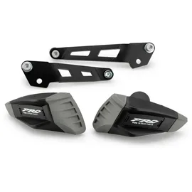 PUIG Motorschutz Pro 2.0 aus Polyamid mit elastomeren Zonen und aerodynamischem Design für erweiterten Schutz, Schwarz