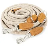 Rudelkönig Hundeleine - Führleine Emma beige 2,3 m