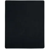 vidaXL 2-teiliges Jersey-Spannbettlaken Schwarz 160x200 cm Baumwolle