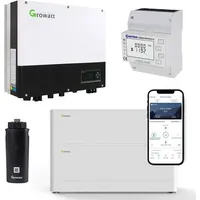 Growatt SPH4000 Hybrid Wechselrichter mit 5,12 kWh Solarspeicher-Set