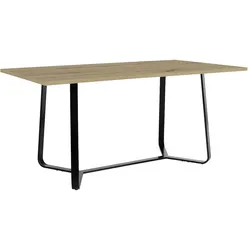 byLIVING Esstisch TALEA, Breite 160 cm, Artisan Eiche (Eiche-Optik)/schwarz