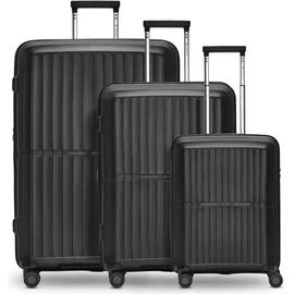 pactastic Collection 01 Koffer-Set 3-tlg. schwarz/metallic