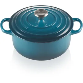 Le Creuset Signature Bräter 20 cm rund deep teal