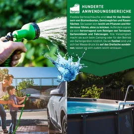 Fepro Flexibler Gartenschlauch 15 m Grün