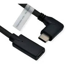 Roline USB-C auf USB-C 2 m Schwarz
