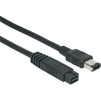 Exsys EX-K6863 Firewire-Kabel 5 m 9-p 6-p Schwarz