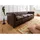 Massivmoebel24 Couch Leder 4-Sitzer Braun