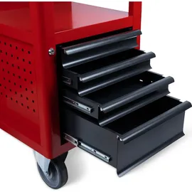 Stier Fahrbare Werkbank Open Space, 11 Schubladen