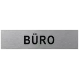 PRO PLUS Aluminium Türschild 160x40mm Büro