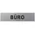 PRO PLUS Aluminium Türschild 160x40mm Büro
