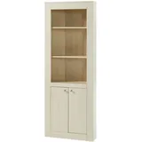 [en.casa] Eckschrank Eura 170x62x30cm Eiche